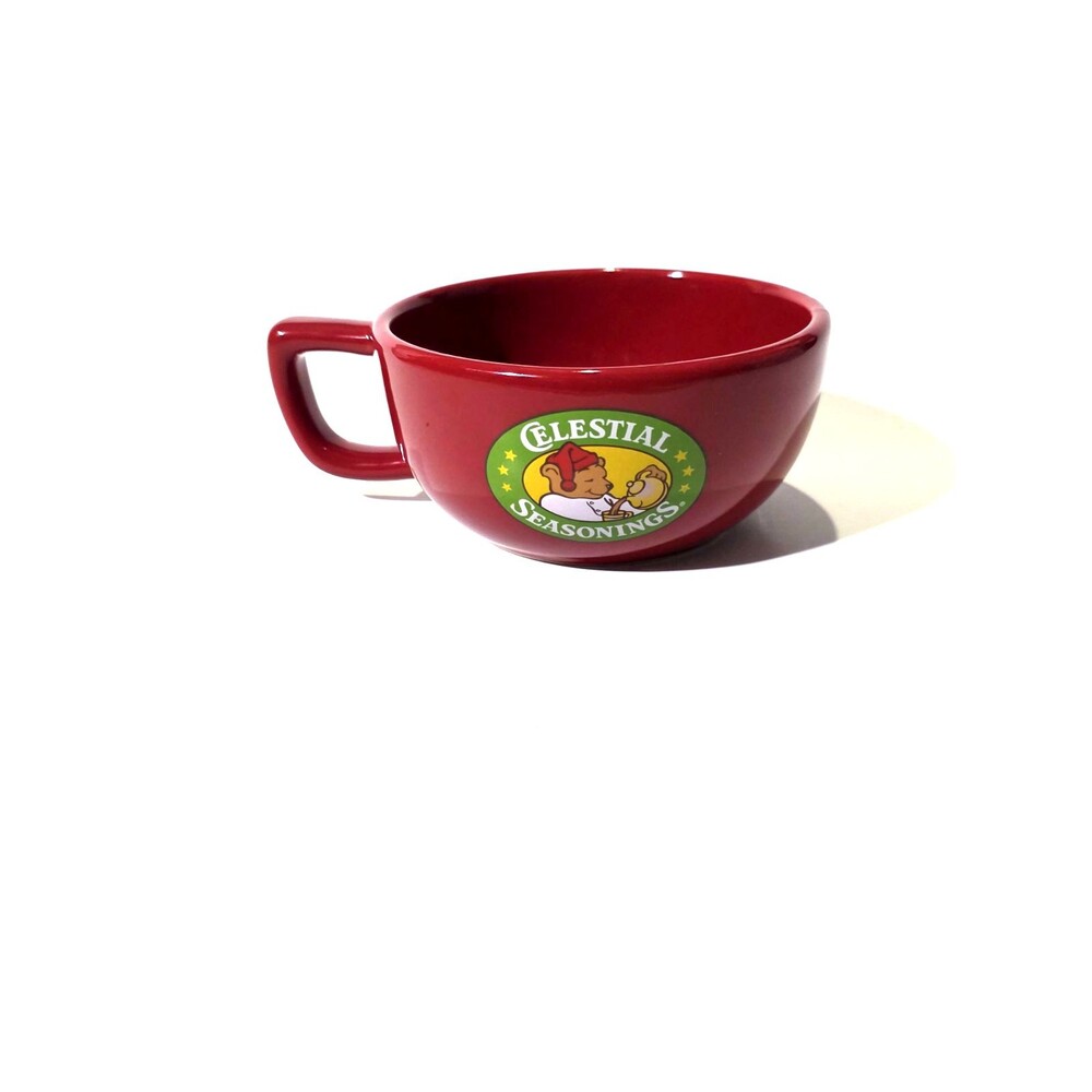 Chantal Soup Mug Red  Celestial Seasonings